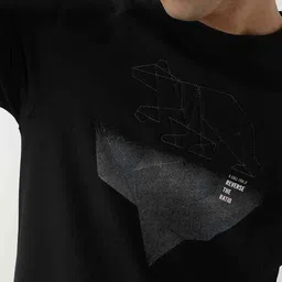 Wildcraft Men Black Printed Sweatshirt image 2