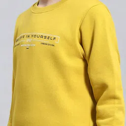 Monte Carlo Boys Typography Printed Cotton Pullover Sweatshirt image 3
