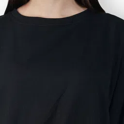 TEEMOODS Fleece Oversized Pullover Sweatshirt image 3