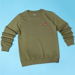 Hoop Girls Round Neck Cotton Sweatshirt-picture-24