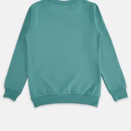 Pantaloons Junior Boys Green Printed Sweatshirt image 2