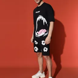 griffel Tshirt Regular Shorts Co-ords Set image 3