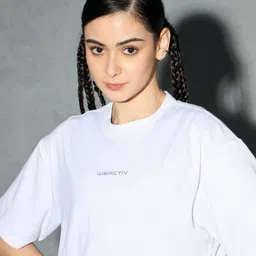 Technosport Women Printed Anti Static Boxy T-shirt image 4