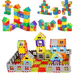 ftafat Happy House Building Blocks, Learning/Educational Puzzle Toy,Best Gift for Kids image 3