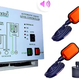 AdonElectronics Water Level Controller with 2-Float & Alarm for START/STOP ButtonTypeSubmersible Wired Sensor Security System-picture-17