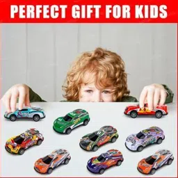 nidhi Msp Toy 6 Mini Metal Car Metal Car Kids Pull Back Vehicles Multicolor-picture-13
