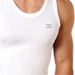 lux cozi Pack of 5 (Pack of 5) Men Vest image 3