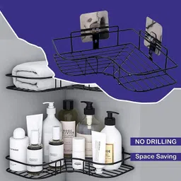 oversesdecor Stainless Steel Wall Shelf image 3