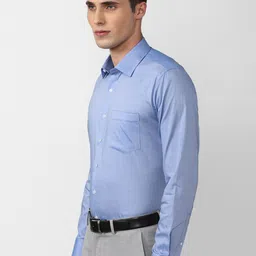 Van Heusen Men Blue Slim Fit Formal Shirt image 3