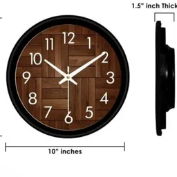 kushu Analog 20 cm X 20 cm Wall Clock image 4