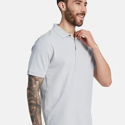Octave Polo Collar Cotton T-shirt image 3