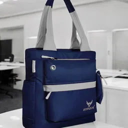 Women Blue, Grey Shoulder Bag - Extra Spacious-image-20