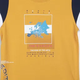Monte Carlo Boys Typography Printed Pure Cotton T-shirt image 2