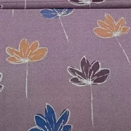 Signature Blue & Brown Floral 144 TC Single Bedsheet with 1 Pillow Covers image 3