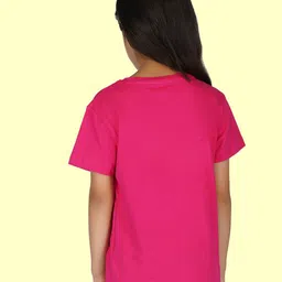 NUSYL Girls Graphic Printed T-shirt image 3
