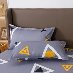 JC HOME Grey Printed Bedding Set image 3