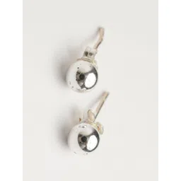 Arte Jewels 92.5 Silver Circular Studs Earrings image 4