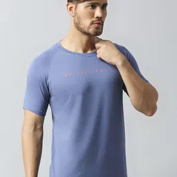 AESTHETIC NATION Men Typography Raw Edge T-shirt image 3