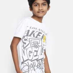 V-Mart Boys Typography Printed Cotton T-shirt image 5