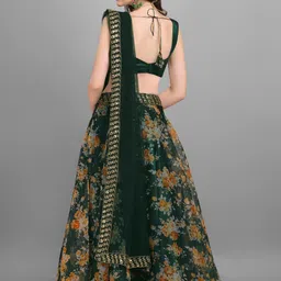 trivety Printed Semi Stitched Lehenga Choli image 2