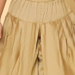 KISAH Boys Floral Printed Mandarin Collar Cotton Sherwani Set image 5