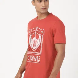 Jockey Combed Cotton Rich Graphic Round Neck Half Sleeve Tshirt-US81 image 5