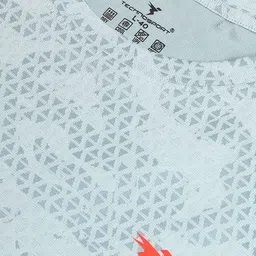 Technosport Men Jacquard Double Cool Slim Fit Sports Tshirt image 3