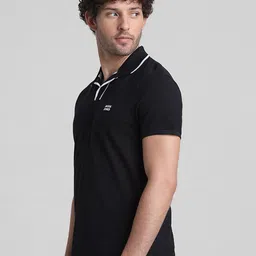 Jack & Jones Cotton Polo Collar Slim Fit T-shirt image 3