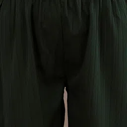 Varanga Women Green Regular Silk Crepe Kurta with Trousers & With Dupatta image 4