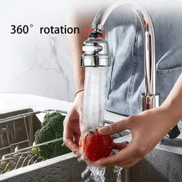 yanci Kitchen Faucet Head, 360° Rotatable Faucet Sprayer, Sprayer Head Replacement Anti-Splash Tap Booster Shower and Water Saving Faucet with 3 Modes Adjustment Health Faucet image 2