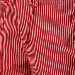 Biba Women Maroon Printed Kurta with Trousers image 4