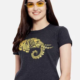 Fabflee Pack Of 3 Typography Printed Cotton T-shirt image 2