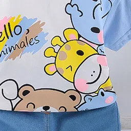 INCLUD Boys Printed T-shirt with Shorts image 3