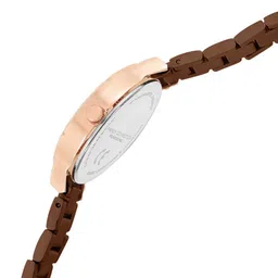 French Connection Women Embellished Dial & Bracelet Style Straps Analogue Watch FCN00078C image 5