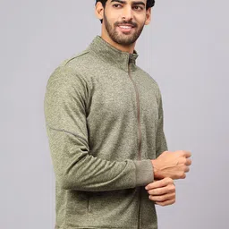 Shiv Naresh Mock Collar Lightweight Sporty Jacket image 3