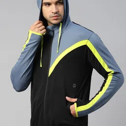 DIDA Colourblocked Dry Fit Lightweight Sporty Jacket image 3