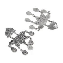 TEEJH Oxidised Silver-Plated Jewellery Gift Set image 3