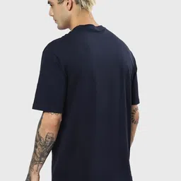Bewakoof Men Graphic Printed Oversized T-shirt image 2