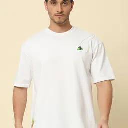 PockMAN Men Graphic Printed Cotton Bio Finish T-shirt image 3