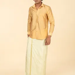 TATTVA Relaxed Slim Fit Opaque Ethnic Shirt image 4