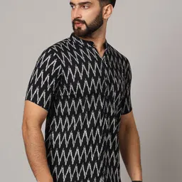 FABRIC FITOOR Men Relaxed Opaque Printed Casual Shirt image 5
