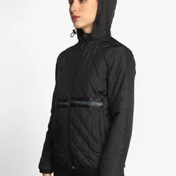Wildcraft Women Black Windcheater Quilted Jacket image 3