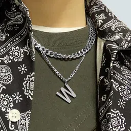 SALTY Stainless Steel Contemporary Pendant With Chain image 3