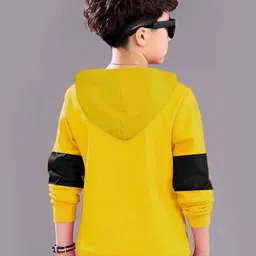 BAESD Boys Full Sleeve Cotton Hooded T-shirt image 3