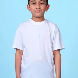 NUSYL Boys Graphic Printed Round Neck Cotton Regular Oversized T-shirt image 2