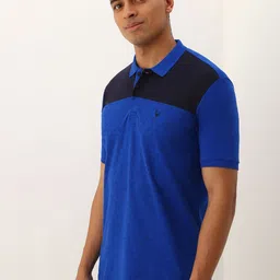 Allen Solly Men Colourblocked Polo Collar T-shirt image 3