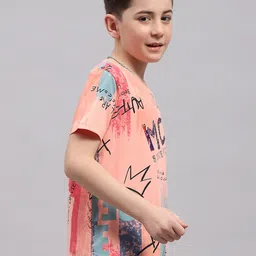 Monte Carlo Boys Typography Printed Casual T-shirt image 4