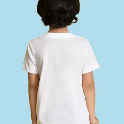 NUSYL Boys Graphic Printed Placement Round Neck T-shirt image 3