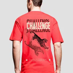 ADRO Men Typography Printed V-Neck Applique T-shirt-picture-13