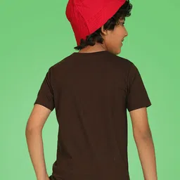 NUSYL Boys Typography Printed Round Neck T-shirt image 2